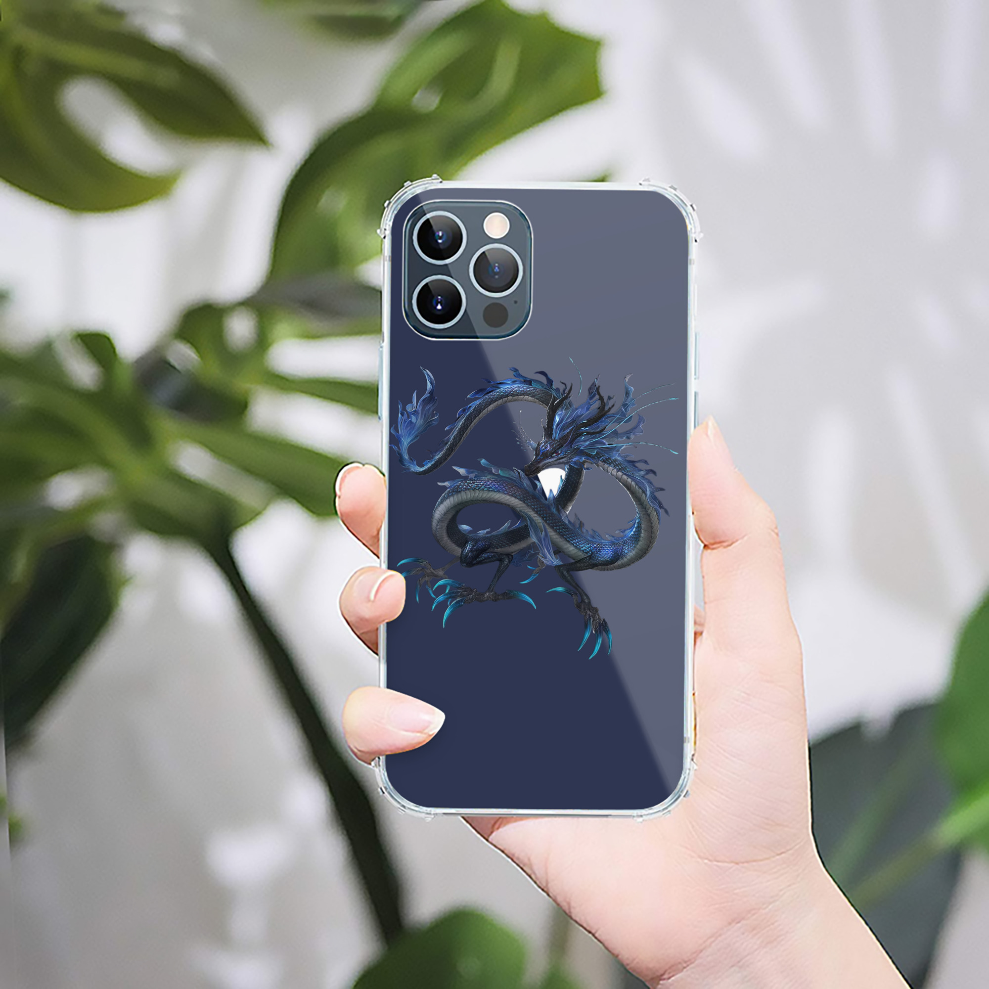 （画像用） Ne Zha 2 ナタ 魔童の大暴れ 【iPhone 12シリーズ対応】透明スマホケース（クリアソフトケース）